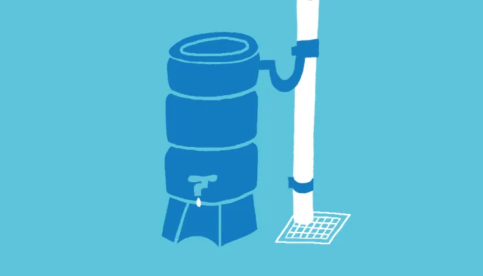 water butt illustration