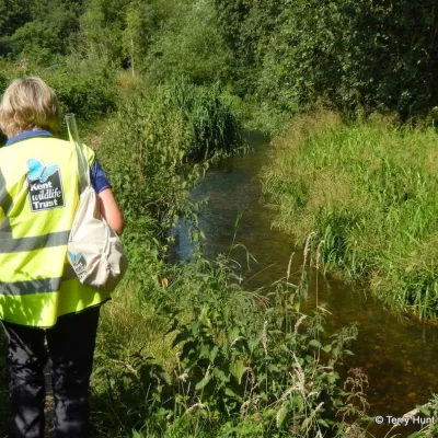 A Riversearch citizen science volunteer.