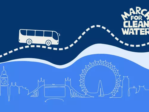 Logo for march for clean water
