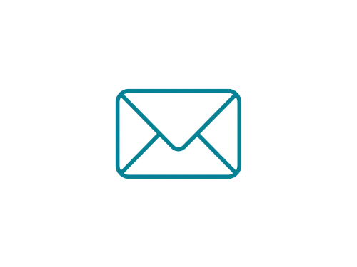 Simple line email icon.